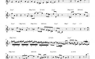 Whisper Not – Jon Faddis trumpet solo transcription