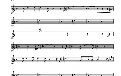 All Blues – Miles Davis trumpet solo transcription