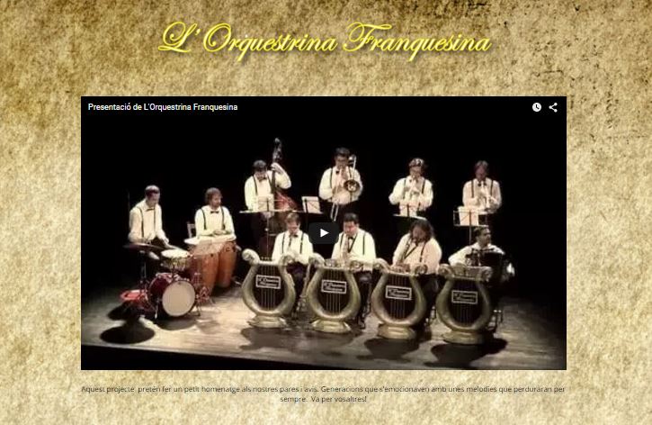 Presentació de L’Orquestrina Franquesina