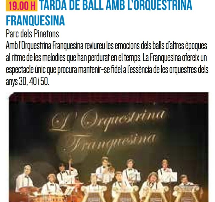 L’Orquestrina Franquesina a Cerdanyola