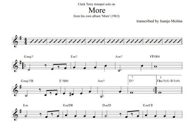 More – Clark Terry trumpet solo transcription