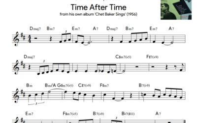 Time After Time – Chet Baker trumpet solo transcription